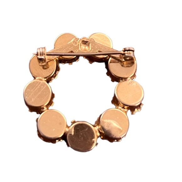 3/$15 Vintage Red Rhinestone Pin - Picture 4 of 5